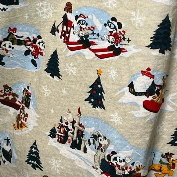 Disney 2021 Holiday Mickey and Friends Snow  Much Fun Spirit Jersey - Picture 12 of 16